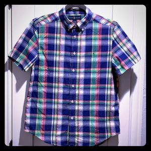 Ralph Lauren short sleeve button up shirt.